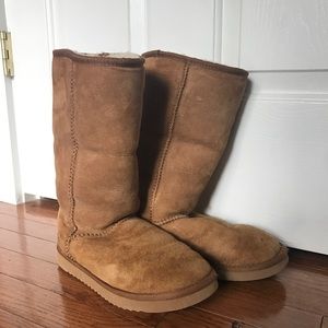 Tall Sheepskin/suede boots